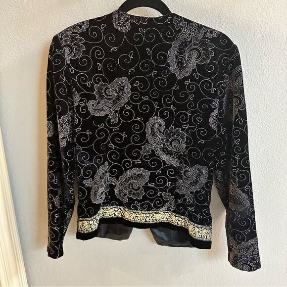 Vintage Scott McClintock | 10 | velvet black and gold ornate one of a kind - Picture 5 of 7